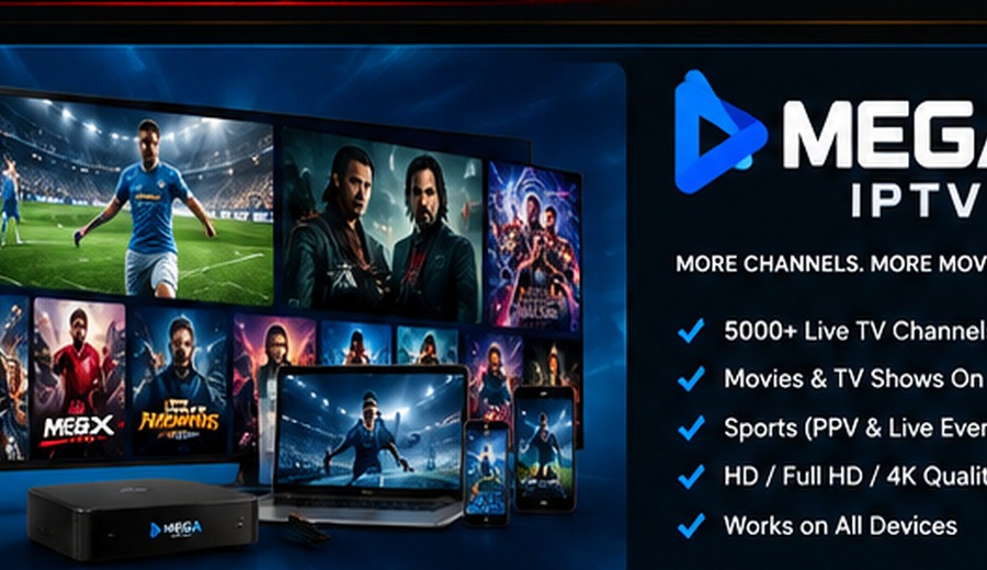 Streaming entertainment shown across multiple screens